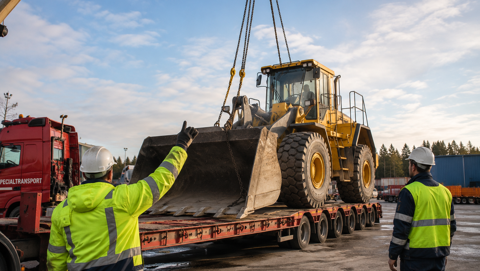 bärgare bärgar en traktor